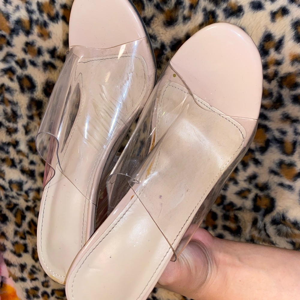 Elegant Nude and Clear Women's Shoes